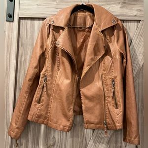 Women’s faux leather jacket size small